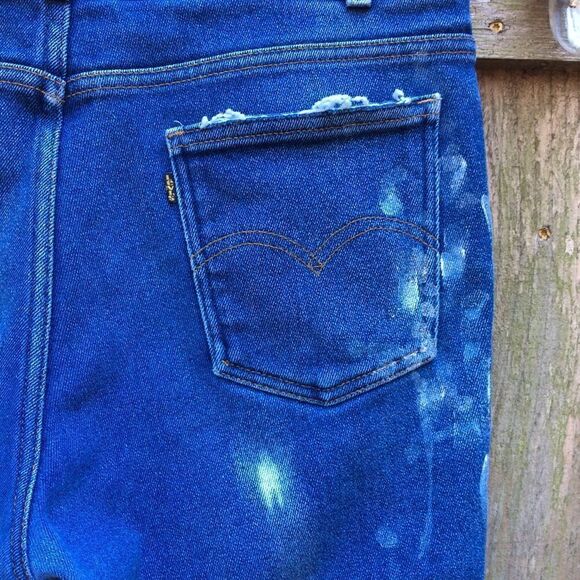 VINTAGE LEVI’S DISTRESSED PRAIRIE JEANS! SZ L - Picture 7 of 12